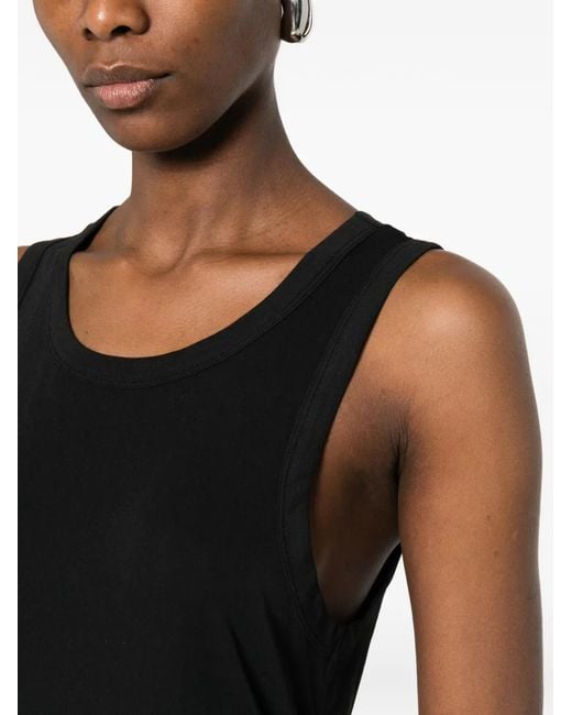 Entire studios Black Round-Neck Top