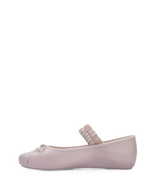 Melissa Pink Sophie Scrunch Ballet Flats