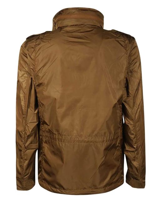 Aspesi Brown Multi-Pocket Field Jacket for men
