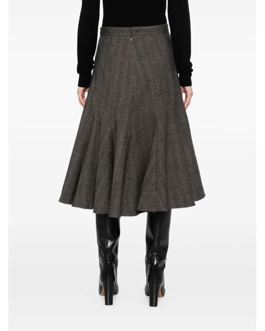 JNBY Gray Wool Skirt