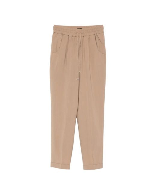 Kiton Natural Elasticated-Waistband Trousers