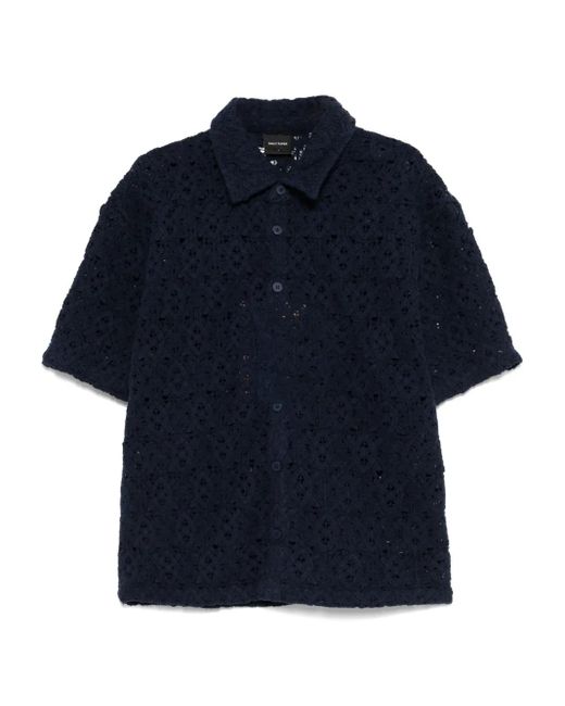 Daily Paper Blue Lace Shield Shirt for men
