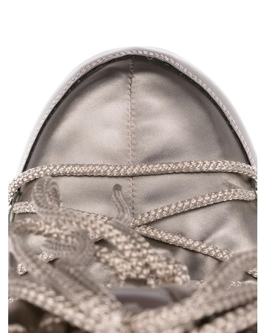 Moon Boot Gray Damenstiefel Mit Fellfutter