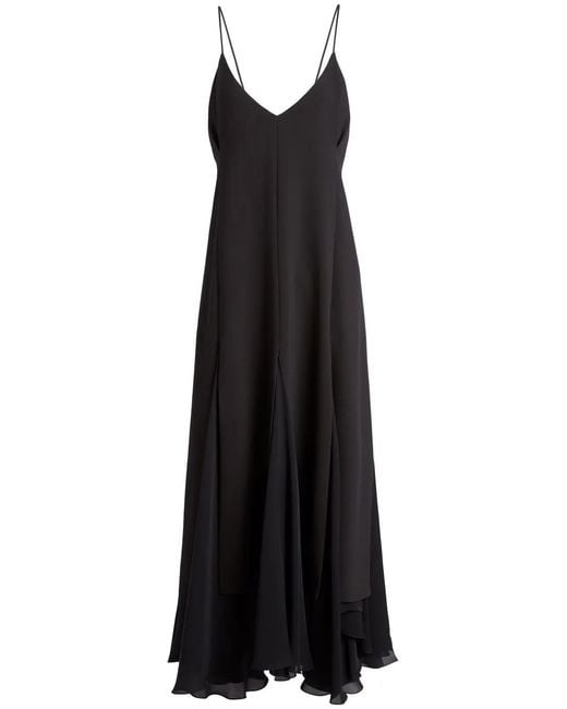 Khaite Black The Clover Maxi Dress