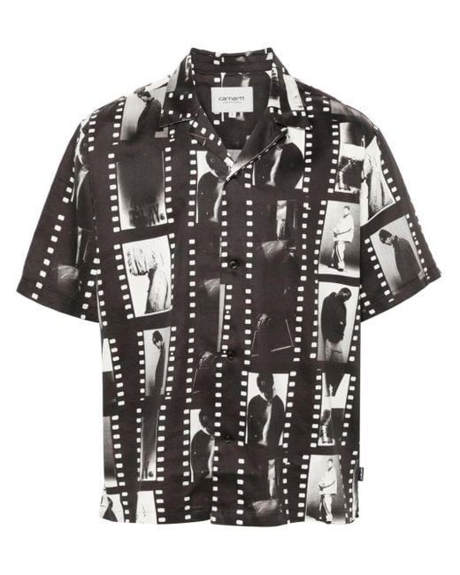 Camisa con estampado Photo Strip Carhartt de hombre de color Black