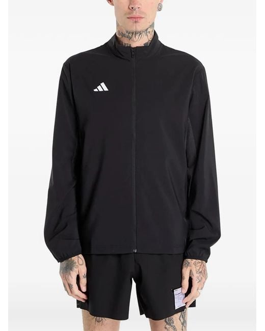 Adidas Blue Adizero Essentials Running Jacket for men