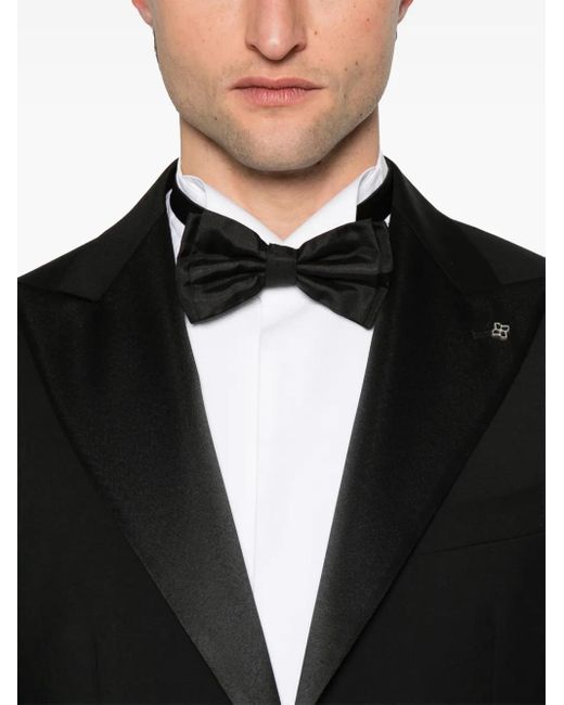 メンズ Tagliatore ウールスーツ Black