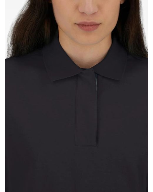 Laminar Blue Short-Sleeved Polo Shirt