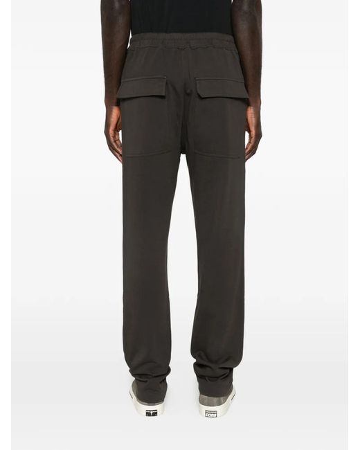 Moncler Black Embroidered Track Pants for men