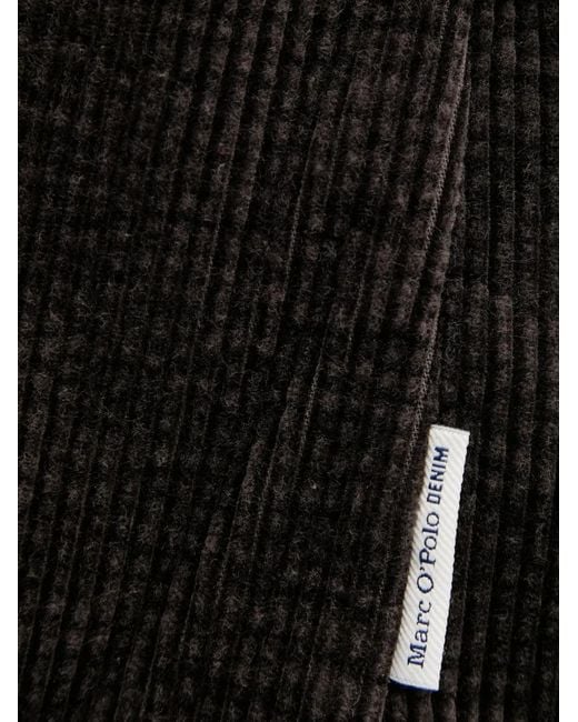 Marc O' Polo Black Corduroy Mini Dress