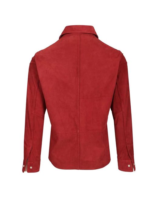 Barba Napoli Red Pocket Jacket for men