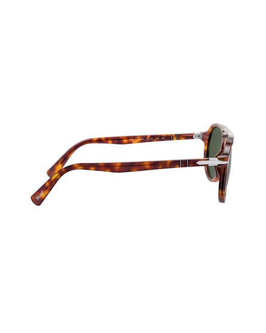 Persol Green Round-Frame Sunglasses