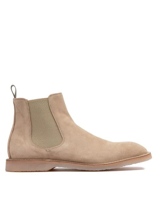 メンズ Officine Creative Flexus Suede Boots Natural