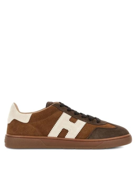 Hogan Brown Cool Sneakers