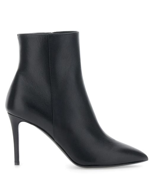 Botas con puntera en punta Pollini de color Black
