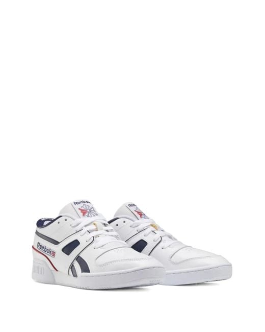 Reebok White Pro Workout Sneakers