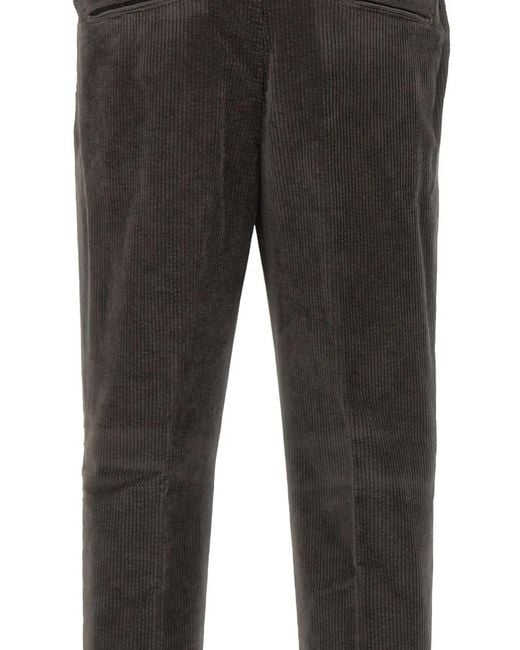 Devore Gray Welt-Pocket Trousers for men