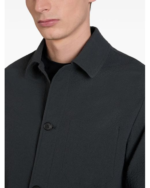 Incotex Blue Seersucker Jacket for men
