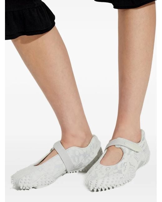 PUMA White Mostro Fey Lace Sneakers