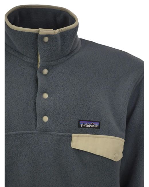Patagonia Gray Synchilla Snap-T Sweater for men