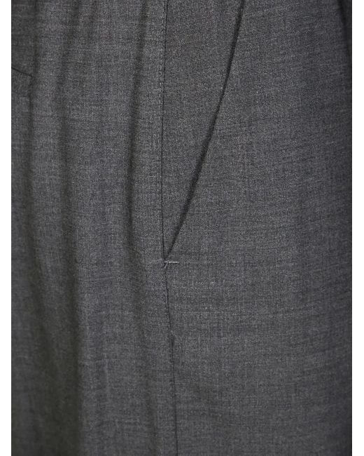 P.A.R.O.S.H. Gray Luwool Drawstring Trousers