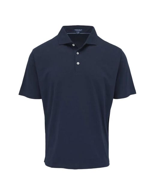 Peter Millar メンズ ブルー ポロシャツ 【公式通販】