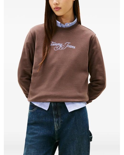 Tommy Hilfiger Brown Logo Sweatshirt