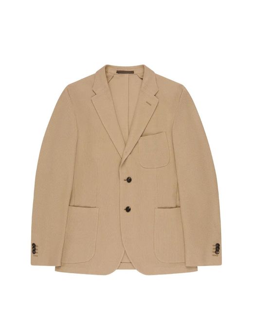 Slowear Natural Single-Breasted Blazer for men