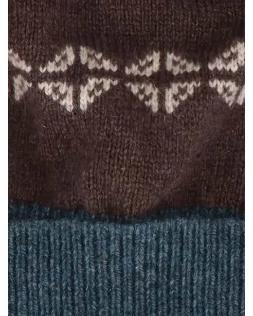 Isaia Brown Beanie Hat for men