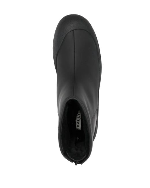 Bally Black Guard Matte Ankle Boots for men