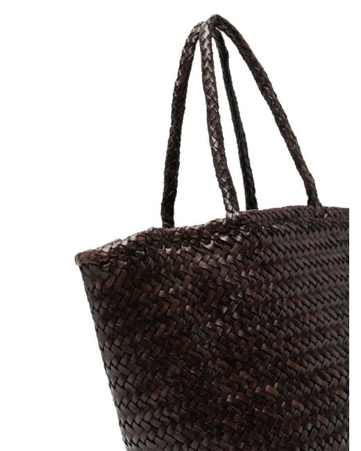 Dragon Diffusion Black Small Grace Basket Tote Bag