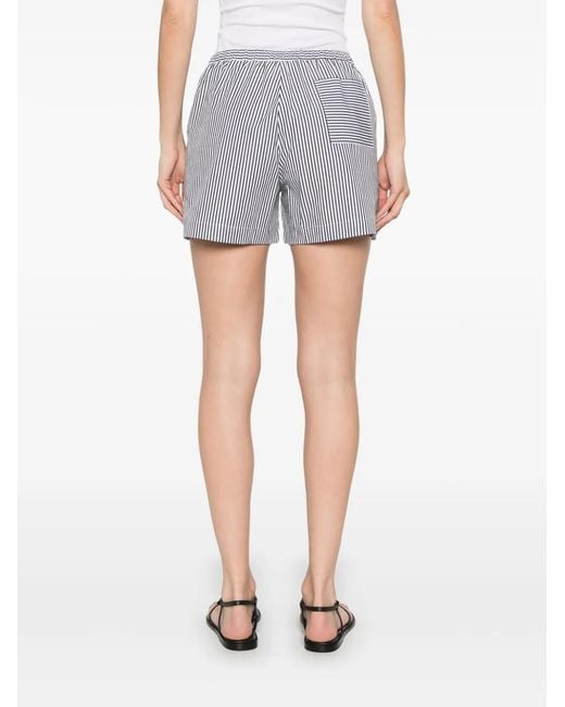 Lido Gray Striped Shorts