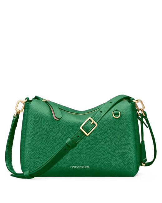 Maison De Sabre Green Soft Trio Leather Shoulder Bag