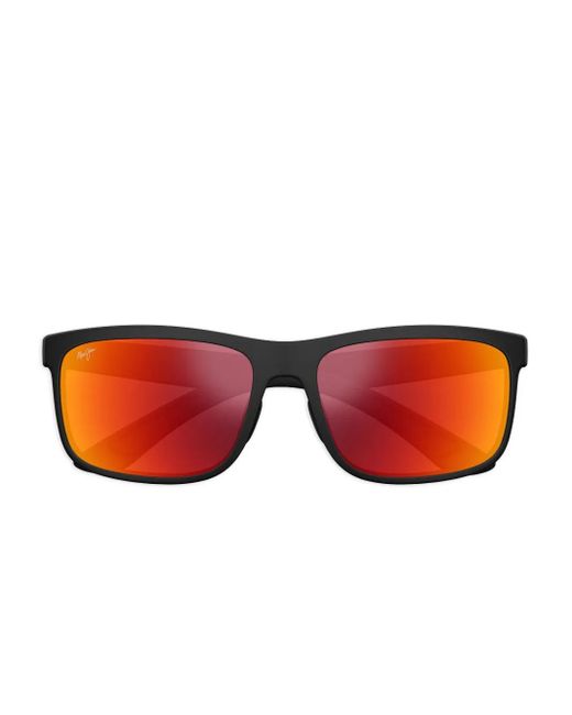 Maui Jim Red Huero Square-Frame Sunglasses