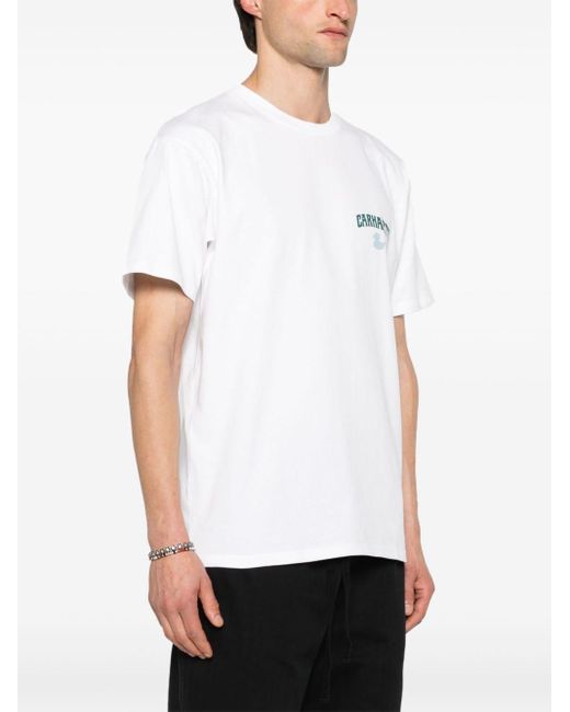 Carhartt White Duckin' Cotton T-shirt for men