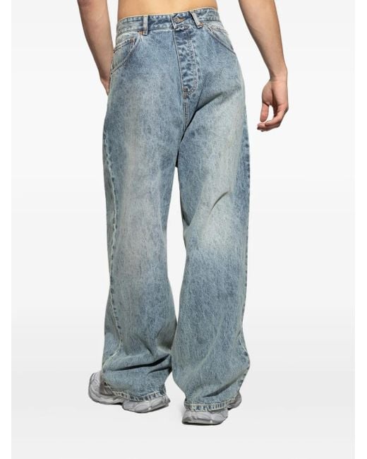 Vetements ダメージ ジーンズ Blue