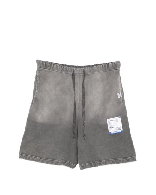 Maison Mihara Yasuhiro Gray Sun Faded Like Sweat Shorts for men