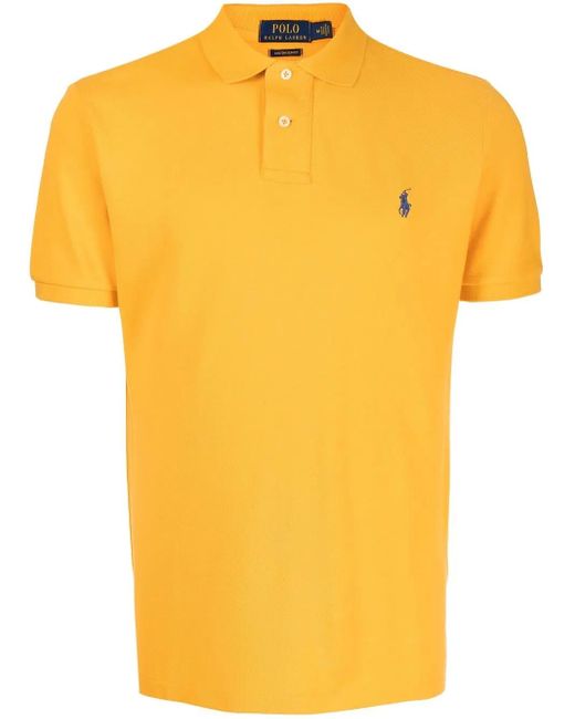 Polo Ralph Lauren Yellow Short-Sleeve Polo Shirt for men