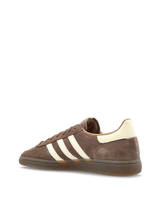 Adidas Brown Stripes Leather Trainers