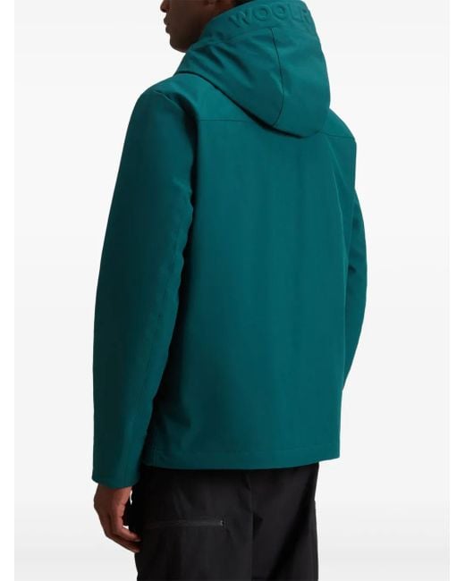 Woolrich Green Pacific Soft Shell Jacket for men