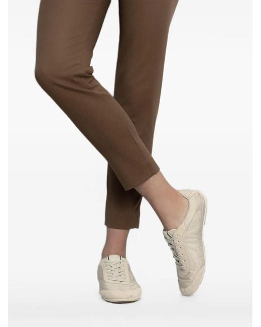 Brunello Cucinelli White Panelled Sneakers