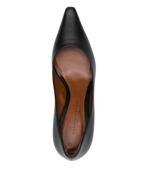 Roberto Festa Black 70Mm Pointed-Toe Stiletto Pumps