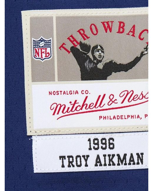 Mitchell & Ness Blue X Nfl Dallas Cowboys 1996 Troy Aikman Jersey for men