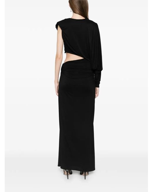 Axel 113 Black Amanda Draped Dress