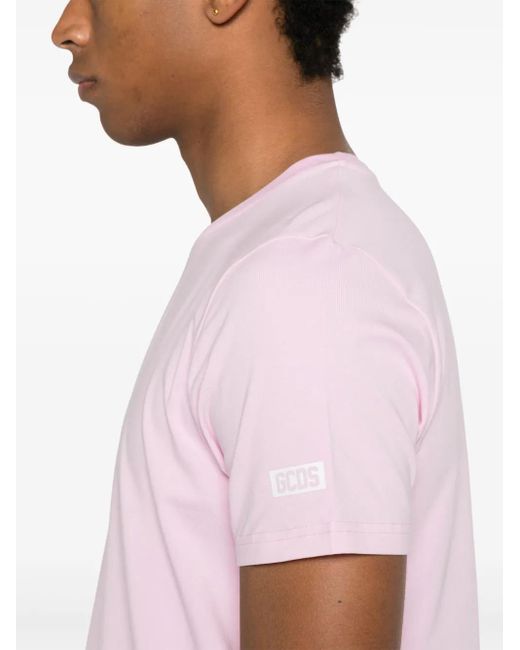 メンズ Gcds ロゴ Tシャツ Pink