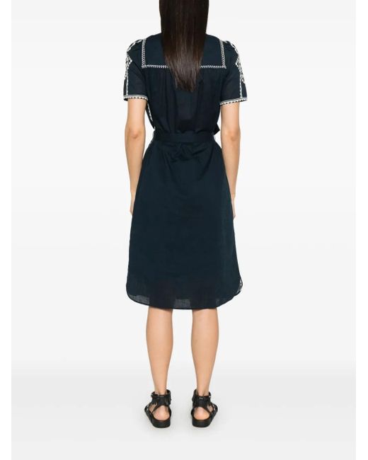 Zadig & Voltaire Blue Rigy Midi Dress