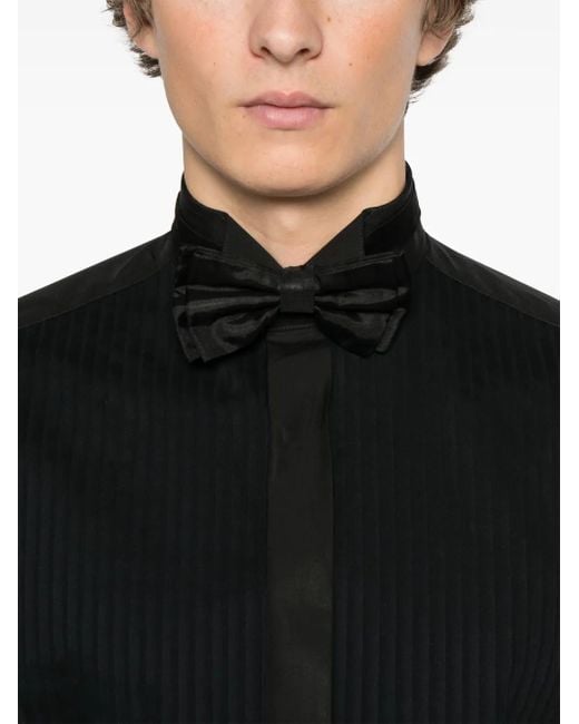 メンズ Canali コットン シャツ Black