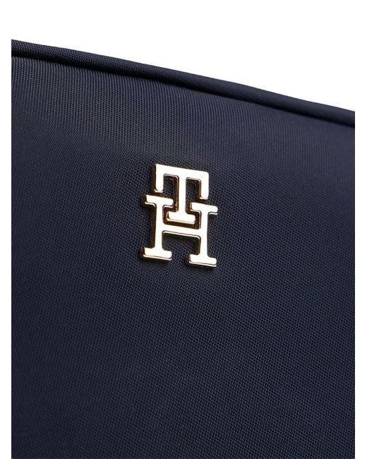 Tommy Hilfiger Blue Umhängetasche mit Logo-Schild