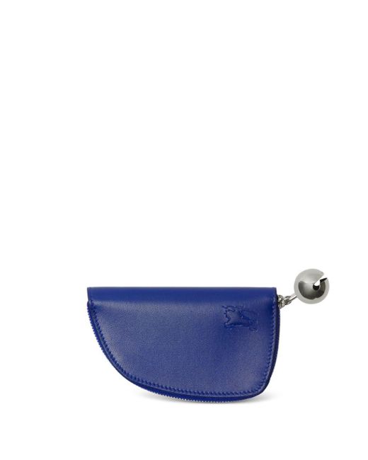 Burberry Blue Shield Leather Coin Pouch