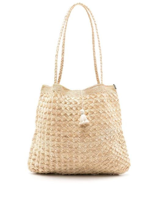 Nannacay Sofia Buriti Straw Tote Bag in Natural | Lyst UK